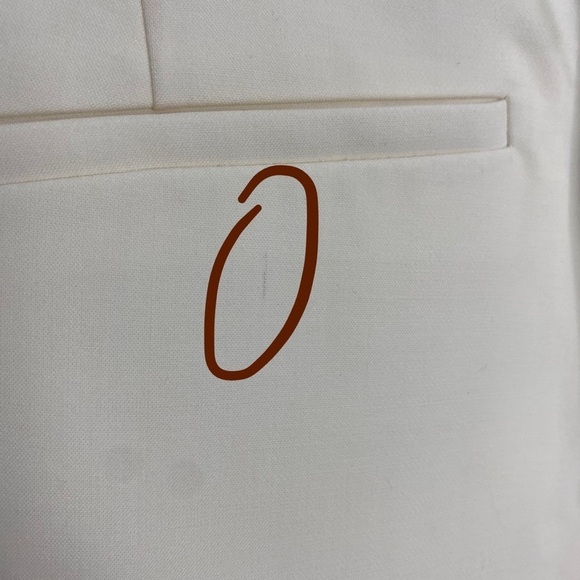 Dion Lee Fishnet Pants Cream Panel Straight‎ Leg Trousers Sz 8 - Picture 10 of 16